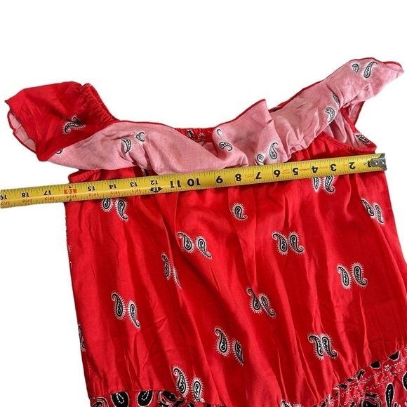 Venus Off Shoulder Romper Tie Front Size Small - Picture 15 of 17